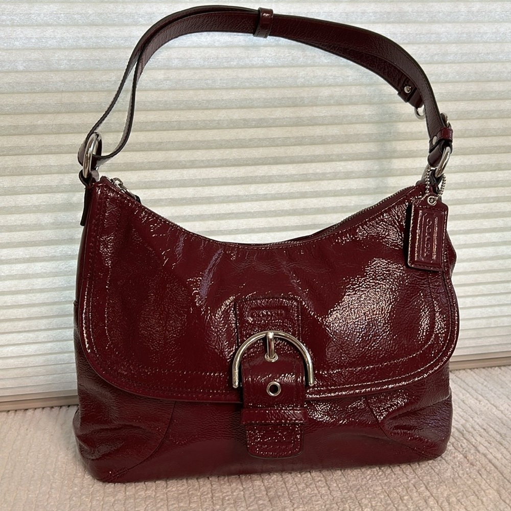 Coach Patent leather bag EUC